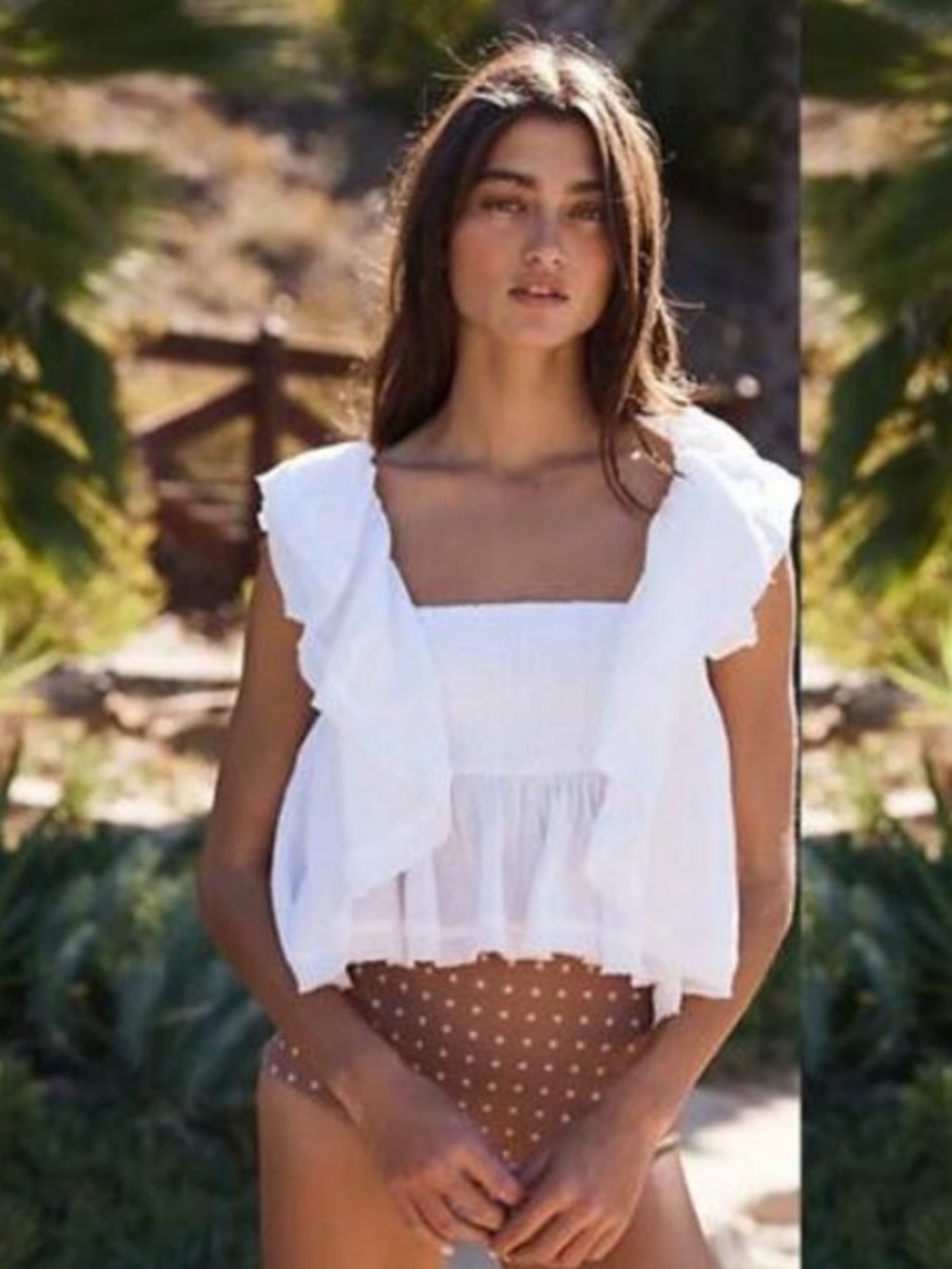 FREE PEOPLE Make Waves Reversible Top